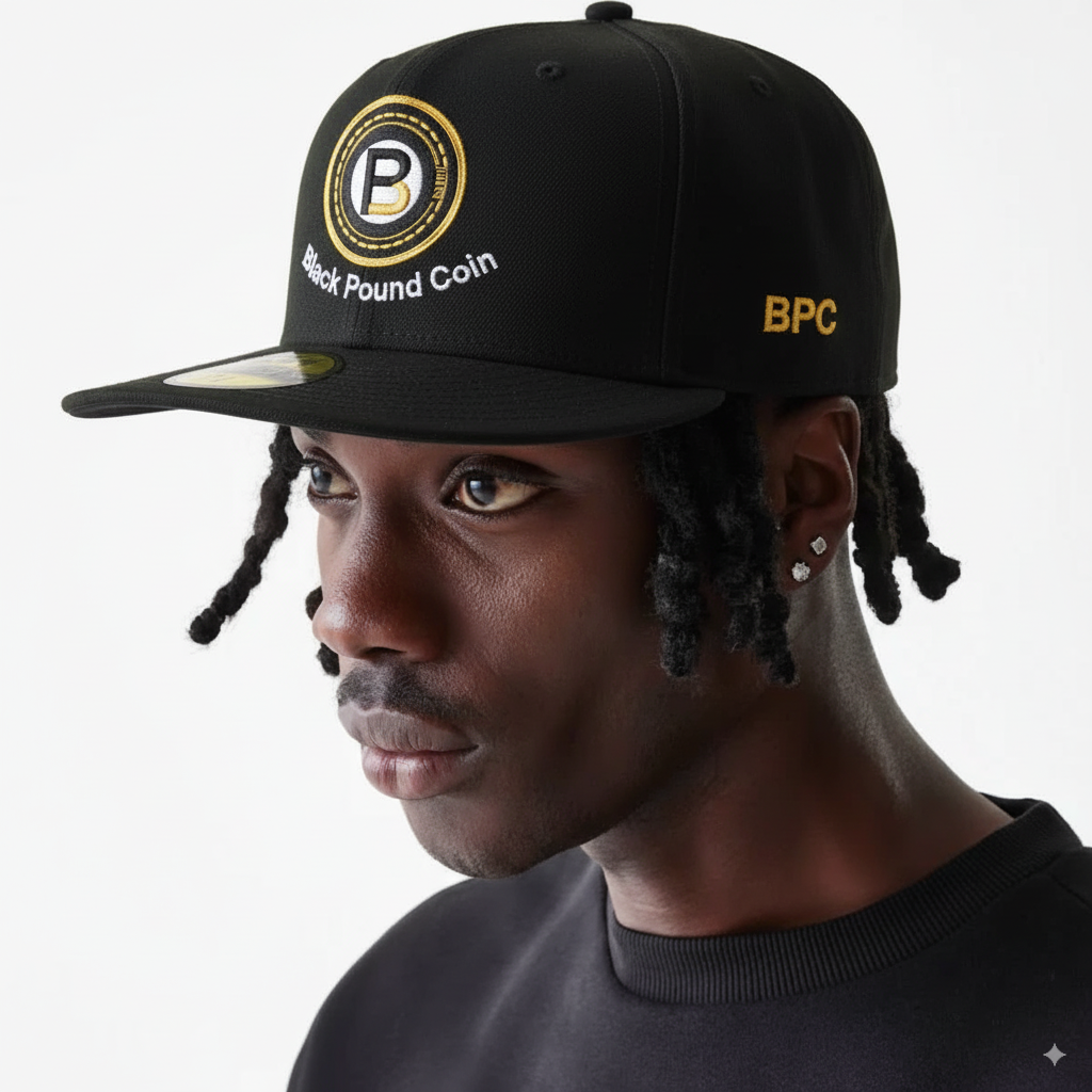 Model wearing BPC Snapback